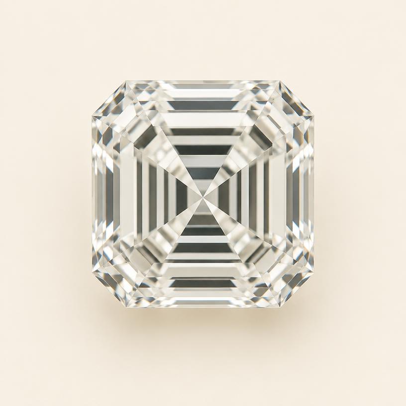 Asscher cut diamond