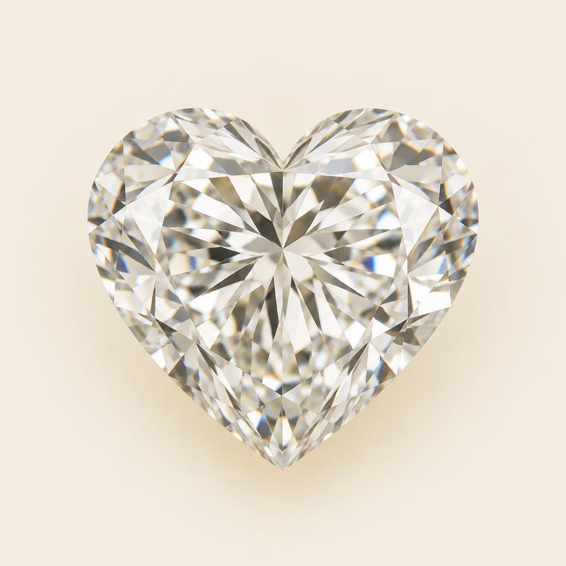 Heart cut diamond