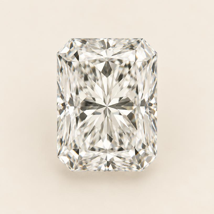 Radiant cut diamond