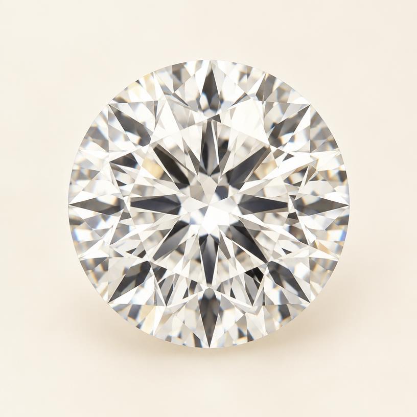 Round cut diamond